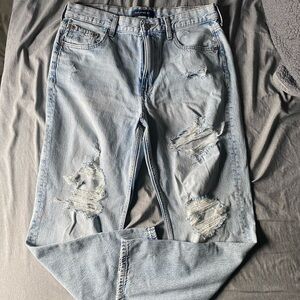 Aeropostale Light Blue Distressed Jeans